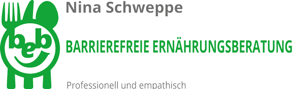 Logo Nina Schweppe. Barrierefreie Ernährungsberatung